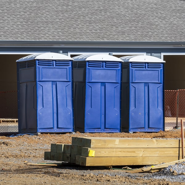 do you offer hand sanitizer dispensers inside the portable restrooms in Weber City